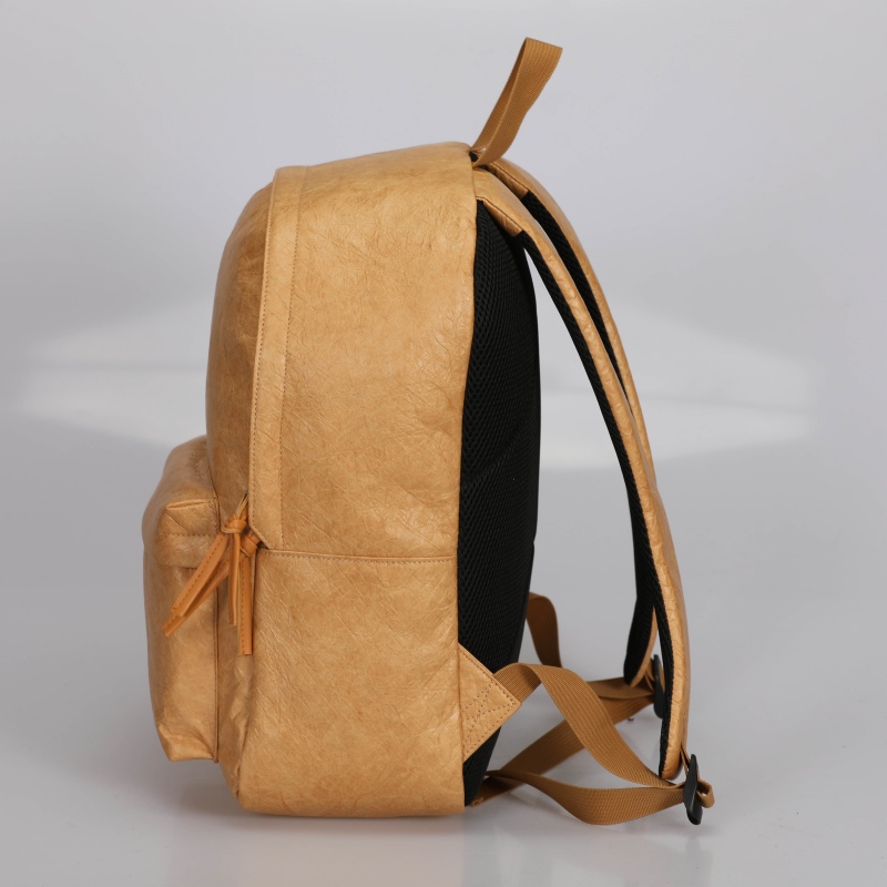 Custom Recyclable Typek Brown Paper Travel Backpack